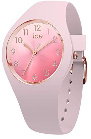 Ice-Watch - ICE sunset Pink - Rosa Damenuhr mit Silikonarmband - 015742 (Small)