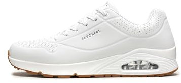Skechers Uno Stand On Air herr Sneakers, White Durabuck, 43 EU