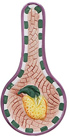 Servette Home Ceramic Spoon Rest Lemon Kitchen Décor Teaspoon Tea Bag Rest