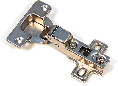 FGV Topfscharnier, Metall, Nickel, Grau, 10 Stück, 35mm, 110°, ohne Dämpfung und Feder, Eck/Mittel/Innenanschlag