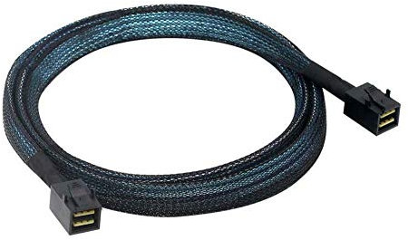 innov8 Internal Mini SAS SFF-8643 to SFF-8643 Cable for connecting a SAS/SATA adapter to a SAS/SATA Backplane with mini-SAS HD Connectors (1m)