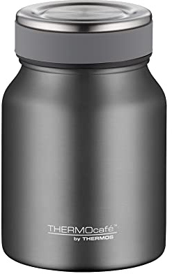 TC FOOD JAR 0,50 l, stengrå, termos för mat av rostfritt stål, 9 h varm/14 h kall, lunchskål, isolerad matbehållare för soppa, flingor, av Thermos, för diskmaskin, rostfritt stål mugg mat