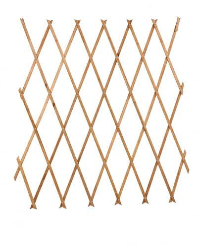HERSIG - Celosias para Terraza Exterior - Celosia Madera Miel (180x90cm) - Celosia Terraza - Decoracion Jardin Exterior - Celosias Decorativas Resistentes