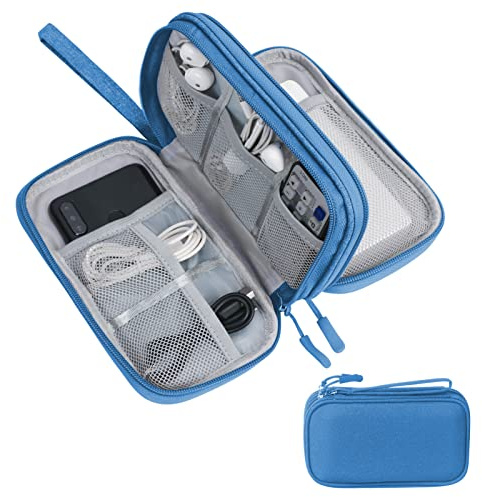 Skycase Kabeltasche,Reise Travel Gadgets Kabel Organizer Tasche,Travel Essentials Tech Pouch Bag für Kabel Powerbank Elektronische Accessoires Kabeltaschen