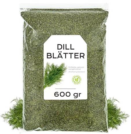 Dill Getrocknet 200gr - Dillspitzen - Dillspitzen Getrocknet - Dill - Dill Gewürz - Dill Getrocknet Lose (600 gr)