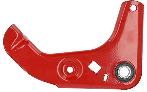 Motorlager links, grundiert + Rot beschichtet, mit Gummibuchse und Bremslichtschalteraufnahme - Simson S50, S51, S70, S53, S83