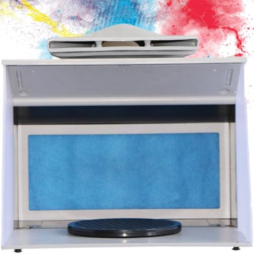 ExoticaBlend Airbrush Spritzkabinen Bausatz, Tragbare Airbrush-Absauganlage, Airbrush Spritzkabine Absauganlage 5,2 m³/min mit Doppelte Lüfter für Airbrush Modellbau, Lackierarbeiten