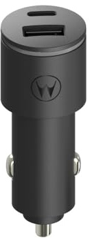Motorola TurboPower Share Car Charger- 45W Dual Port USB-A, USB-C Output