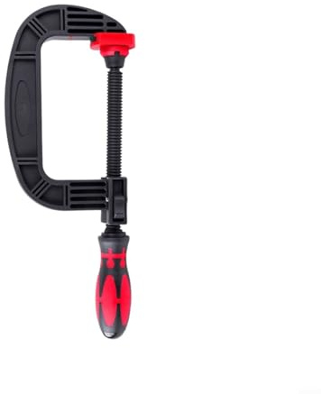 FACAIIO 2/3/4 Inch C-Clamp For Woodworking Strong Clamping Force Plastic Rubber G Clamp(2inch)