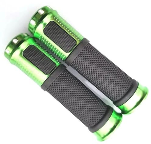 DONGLING Fahrradgriffe 22mm Mountain Road Radfahren Fahrrad Fahrrad MTB BMX. Lenkerabdeckung Griffe Glatte Weichgummi-Anti-Rutsch-Griff-Griff-Sicherungsleiste Fahrradgriffe Ergonomisch(Green)