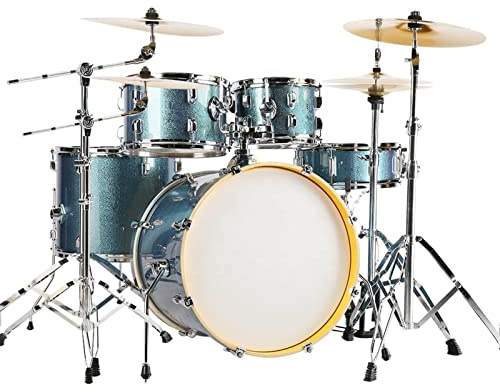 Kit de batería acústica para bateristas profesionales, construcción de alta calidad para un sonido y rendimiento superiores, ideal para conciertos en vivo y grabación de estudio