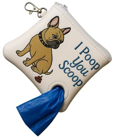 Porta bolsas para necesidades del perro | Dispensador higiénico para la recogida de excrementos | o elegante para limpieza rápida de paseo cuidado diario mascotas exteriores