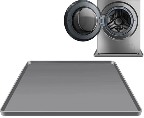 ETUCYNG Petit bac de vidange de réfrigérateur - Tapis de Sol en Silicone pour Machine à Laver - Protection du Sol carrée sous Les appareils pour la Protection de l'eau