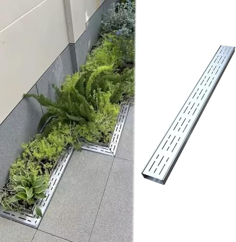 Sistema de drenaje de canalones para exteriores para una gestión eficiente del agua en patios y terrazas