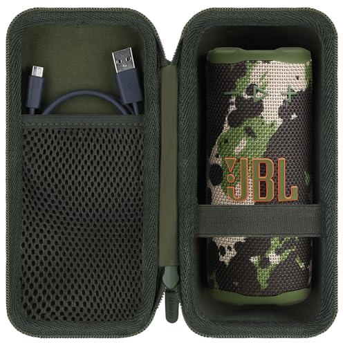 Lebakort Hart Tasche Hülle Etui Tasche für JBL Grip Kompakter Lautsprecher (Armee Grün)