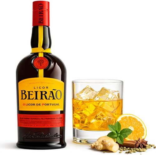 Licor Beirão - Licor de Hierbas | Receta secreta portuguesa | Sabor dulce y aromático | Ideal como digestivo o combinado | Botella 700 ml | 1 botella
