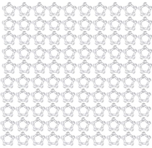 100PCS Balloon Arch Clips, Balloon Arch Tape, Balloon Clips with New Loop Design, Fastening for Balloon Garlands and Party Decorations, Premium Material for Event Planning