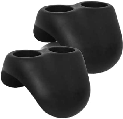 WAVE Spa Hot Tub Drinks Holder, Clip-On Spa Cup Holder for the Edge of Your Tub, Durable Waterproof & Non-Slip, Fits WAVE Aegean, Atlantic & Pacific Spas, Black, 2 Pack