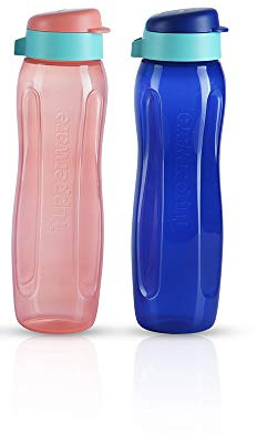 Tupperware Aquaslim - Botella de agua de 750 ml, 2 unidades