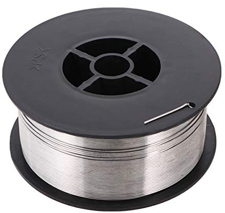 VILLCASE 1kg Bobine De Fil De Soudage Mig Sans Gaz Acier Au Fourré Couleur Argent