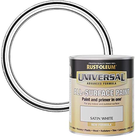 Rust-Oleum Universal Satin White 750ml AMZ0112