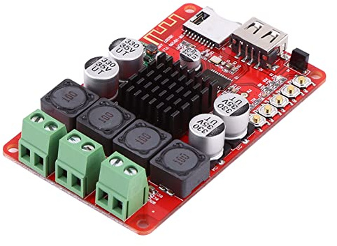 Scheda Amplificatore Di Potenza Digitale Bluetooth Da 50 W + 50 W Con Telecomando, TPA3116 Amplificatore Ricevitore Audio Bluetooth Portatile Decoder Per Schede TF Supporta Telefonate