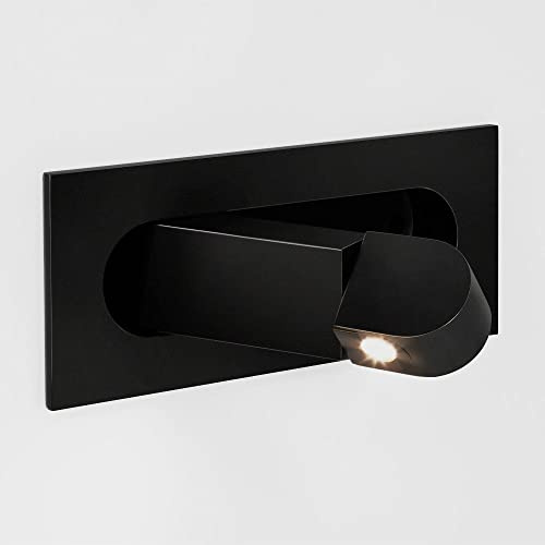 Applique Murale à encastrer à LED Spot de Lecture de Chevet réglable, Mini Applique Murale tête de lit luminaires, Lampes murales de Chambre à Coucher Lampes de Nuit pour Salon d'hôtel