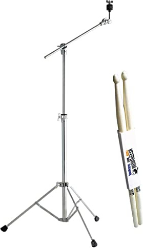 Dixon PSY-P0SI Galgen-Beckenständer + keepdrum Drumsticks