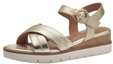 Tamaris damsandaletter, damsandaler, Ljus guld, 39 EU