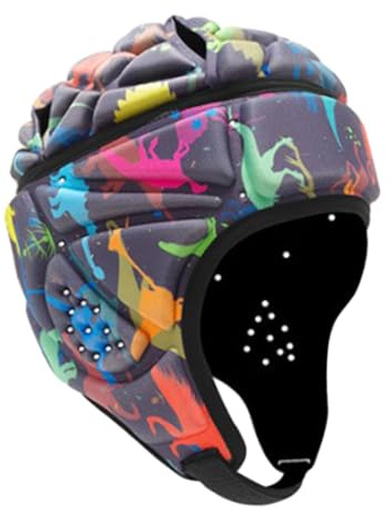 Oshhni Casco da Rugby Casco da Rugby Protezione Donna Uomo Casco da Football Traspirante Copricapo da Rugby per Esigenze Speciali Flag Football, Stile b