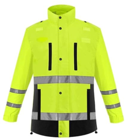 Roedax Warnweste Tragbare Sicherheitsweste, Regenausrüstung, reflektierende Jacke, Winddicht, regendicht, reflektierende Weste für Laufsport, reflektierender Anzug Atmungsaktiv