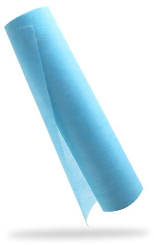YUNSHANGHE Runner da Tavolo in Tessuto Non Tessuto, 30 cm x 25 m, Decorazione da Tavolo, per Battesimo, Comunione, Compleanni, Matrimoni e Feste (Blu Cielo)