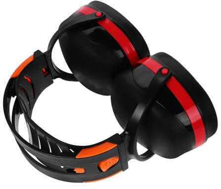 IWOWHERO Noise Cancelling Ear Defenders Hearing Protection for Shooters Workshop Comfortable Adjustable Earmuffs for Industrial Safety