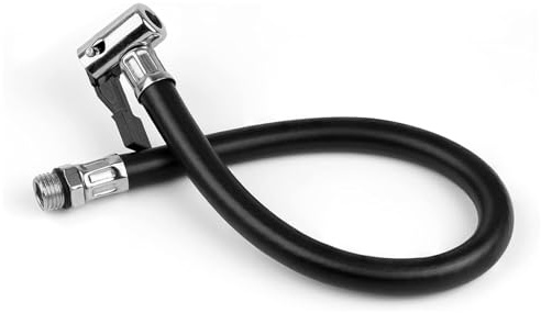 Reifenfüllschlauch, Reifenfüller,Reifenfüller Schlauch, 13mm, Gummi, Metall, für Fahrräder, Motorräder und Autos
