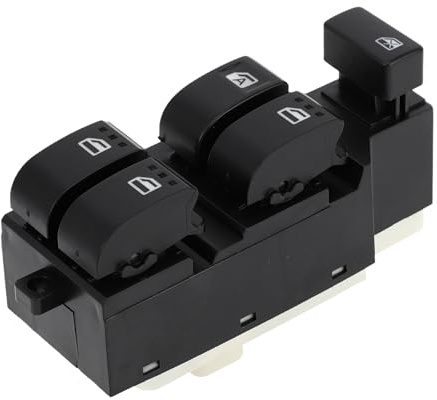 A ABSOPRO Interrupteur De Vitre Électrique Avant G. Pour Daihatsu Sirion 05 | 1PC, Noir, Plastique/Métal, Pour Daihatsu 2Van06, Pour Avanza BB, OE84820B4030, 12Broches, Verrouillage/Déverrouillage