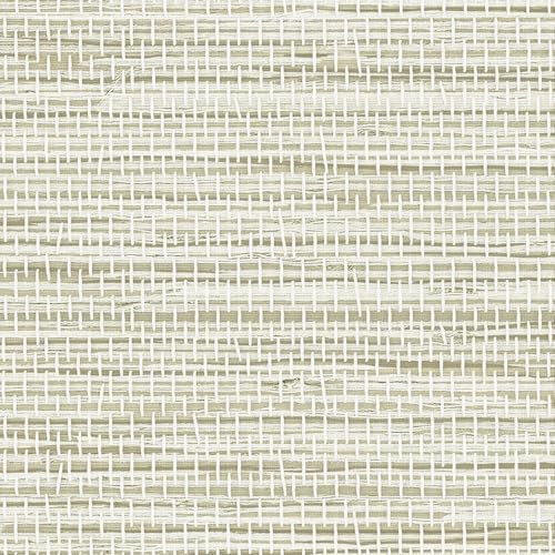 Murgall Papel pintado autoadhesivo de hierba 44x300cm Crema Tejido de hierba Lámina adhesiva Papel pintado Estructurado Adhesivo de papel pintado Decorativo Lámina decorativa para muebles para salón