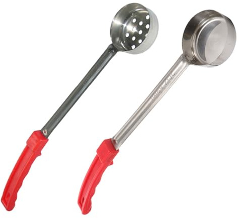 VALICLUD 2pièces Cuillère De Service à Pizza Acier Inoxydable Louches Petites Pour Portion Contrôlée Cuillères à Sauce De Cuisine Avec Manche Long Louches Lisses Pour Étaler Et Servir