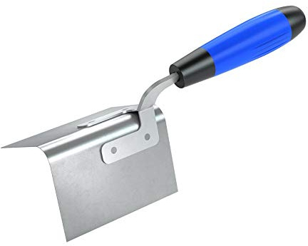 Bon Tool Co. 85-355 Outside Corner Bullnose Trowel, 5 x 3-1/2, Comfort Handle