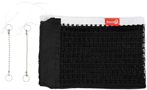 Sanung Table Tennis Net,C-Y2 Portable Ping Pong Table Thicken Replacement Net Impact Resistant for Any Standard Size Table,Black