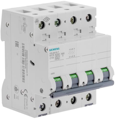 Siemens – Schutzschalter, 16 A, Kurve C