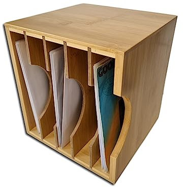 Protected Single (7inch) Schallplatten Box Bambus