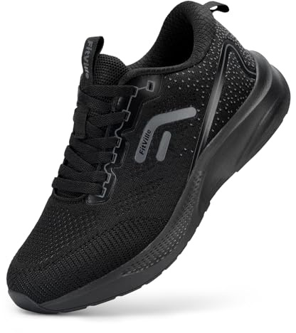 FitVille Mens Wide Fit Trainers Lightweight Sneakers | Arch Support, Lightweight, Breathable, for Gym Fitness, Jogging Walking