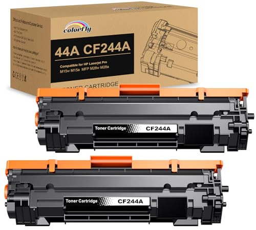 colorfly 44A CF244A Tonerkartuschen kompatibel für HP Laserjet Pro MFP M15a/M28a/M28w/M15w