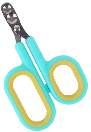 Claw Clippers for Cats, Claw Clippers for Puppies, Metal Cat Claw Cutter, Stainless Steel Pet Scissors with Double Round Hole, Small Blind Scissors, Bleeding Inhibiting Nail Trimmer, Hot