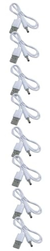 SOLUSTRE 8pièces Câble De Charge DC USB Lot de Compatible avec Ventilateurs Caméras Téléphones Mobiles Surtension Durabilité Assurée