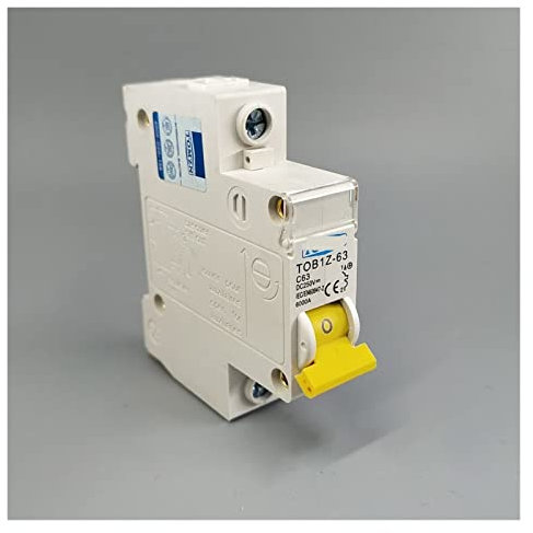 Disjoncteur, panneau de disjoncteurs de l'unité de Fusible 1P DC 250V Disjoncteur MCB Courbe C Fusible unipolaire à courant continu for PV(1P16A)