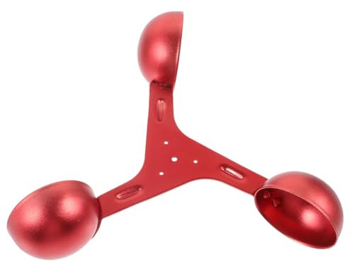 Happyyami Anemometro Sensore di Ricambio Professionale in Lega di Alluminio a 3 Tazze Coppe per Misurazione della Velocità del Vento per Stazioni Meteorologiche e