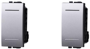 IXTRIMA Deviatore 1P 16A Unipolare Colore GRIGIO Compatibile Con Bticino Living International/LIGHT