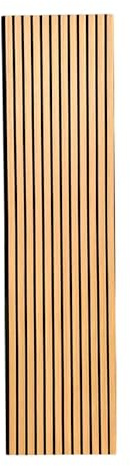 Warm Teak - Acoustic Panel – 240x60 cm | Premium Soundproofing Wooden Wall
