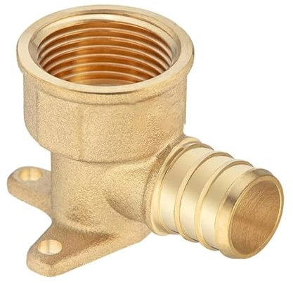 Raccordo a gomito per orecchio a crimpare in rame da 1/2 3/4 Raccordo a crimpare in metallo portatile a tenuta stagna